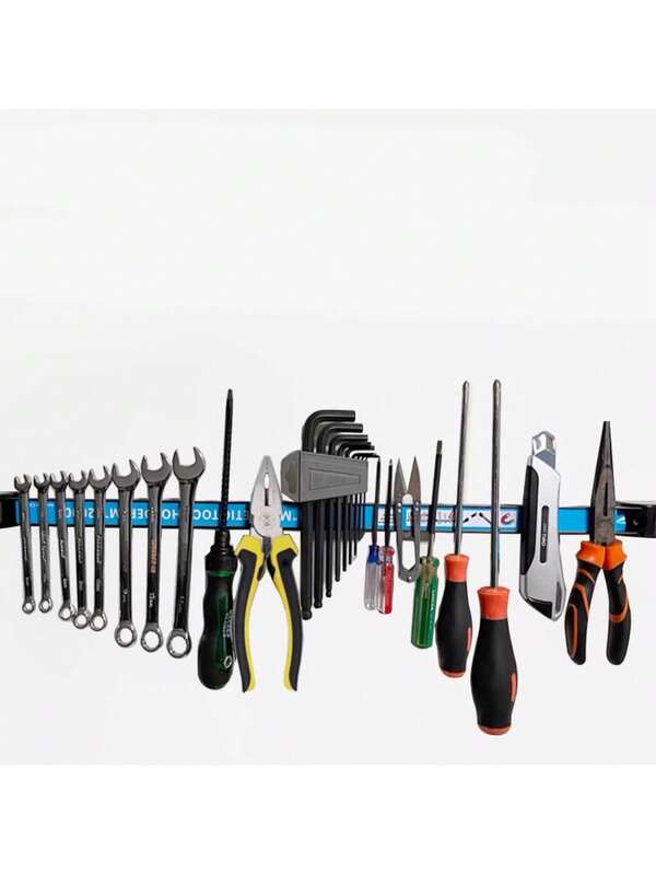 1pc Strong Magnetic Tool Rack, Space-Saving, Easy To Install, Suitable For Kitchen And Garage Storage
