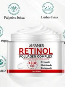 Creme Rejuvenescedor Retinol Anti Rugas Firmeza E Hidratação - Creme - Visão 1