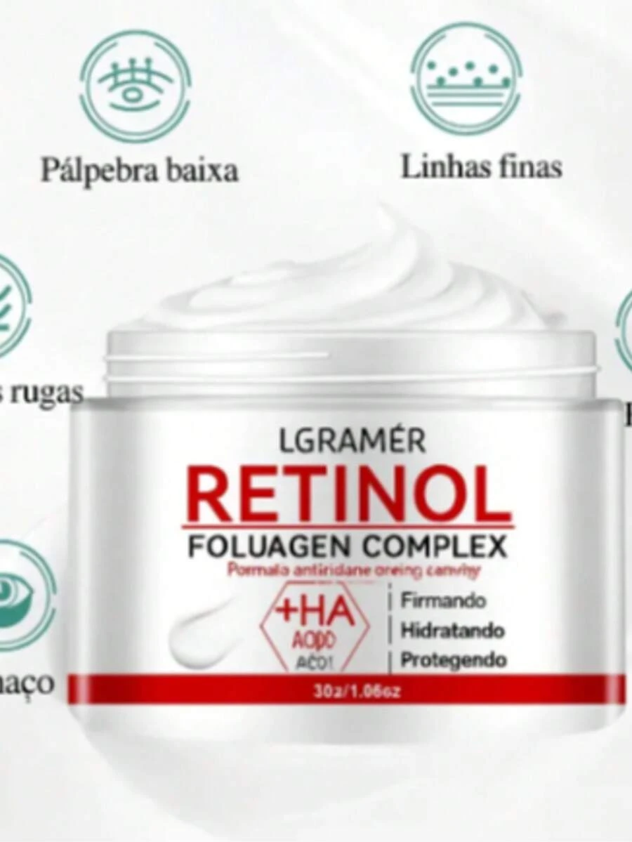 Creme Rejuvenescedor Retinol Anti Rugas Firmeza E Hidratação - Creme - Visão 1