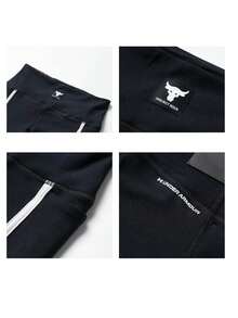 Under Armour Women's Sports Leggings Pjt Rck All Train HG Ankl Lg-BLK Fitness Running Casual Tight Long Pants - Black - View 8