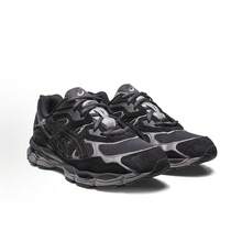 ASICS Gel-NYC Sneakers - Authentic Unisex Retro Lifestyle Running Shoes | Viral 2026 Sportstyle Urban Trainers | Premium Gel Technology Cushioning | Durable Suede & Mesh Performance Footwear | Classic Comfort Daily Sneakers - 黑色 - 查看 3