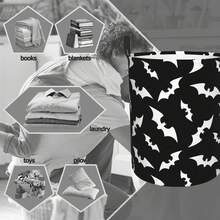 1pc Halloween Foldable Laundry Basket, Cute Ghost Handbag Style Storage Box, Large Capacity Collapsible Laundry Storage Bag, Space Saving Portable Organizer For Bathroom, Laundry Room, Bedroom, Dorm, Halloween Decor, Multipurpose Storage - View 8