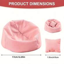 1 buah Model Sofa Rumah Mini dengan Dudukan Empuk - Aksesori Furnitur Miniatur untuk Adegan Rumah Miniatur, Rumah Boneka, Dekorasi Ruangan Miniatur - Koleksi - MultiWarna - View 3