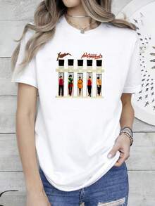 Women T-Shirts - 白色 - 查看 1