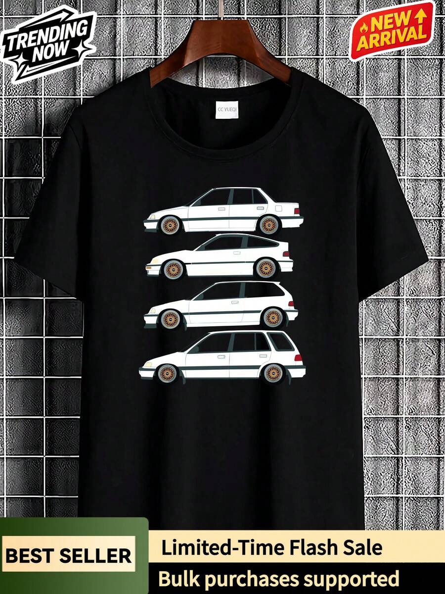 Men T-Shirts - Black - View 1