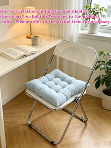 5/1pc Minimalist Soft Comfortable Seat Cushion, Soft Color Floor Cushion, Suitable For Balcony Rocking Chair, Home Decor, Stress Relief, Thickened Pad, Computer Chair, Office Chair, Dining Chair, Kitchen Use, Back To School Essential - Multicolor - View 20