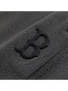 MLB Men's & Women's BASIC SMALL LOGO COOLING JOGGER PANTS Embroidered Logo Cuffed Knit Casual Long Pants 3APTB1053-43CGD - Deep Charcoal Gray - View 4