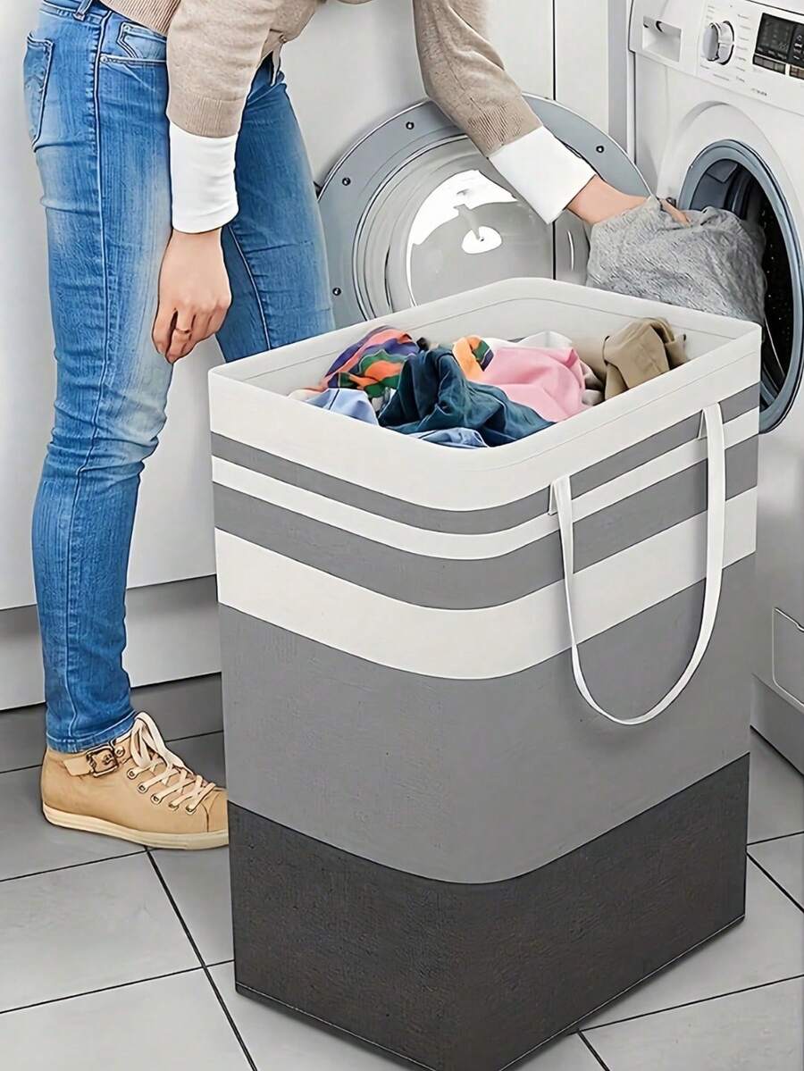 Extra-Large Laundry Basket - Foldable Design With Easy-Carry Extended Handles Dirty Clothes Basket For Home Clothes Storage Toy Storage Bag Laundry Basket Room Decor Bathroom Laundry Room Accescories Laundry Bag Dorm Room Essentials College
