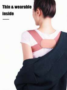 Adjustable Back Support Brace, Unisex, Breathable Back Support Brace, Back Support And Shoulder Back Brace, Back And Chest Support - Multiple Styles - View 7