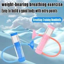 1pc Breathing Dumbbell Abdominal Breathing Trainer, Core Workout Fitness Equipment, Home Exercise Gear, Waist Training Fitness Accessory, Portable Lung Capacity Training Tool, Yoga Running Workout, Suitable For Adults, Compact Design, No Battery Required - Multicolor - View 5