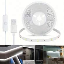 USB供電LED燈條-暖白色/純白色,附開關易安裝,適用於電視背光與居家裝飾,適合婚禮、萬聖節、聖誕節、派對等多種場合 - 彩色 - 查看 9