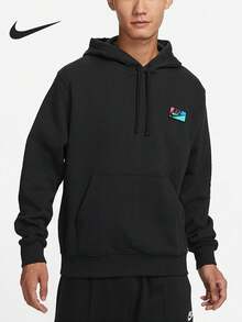 Nike Authentic Winter New Men's Minimalist Fashion Sports Sweatshirt FB8440-010 - FB8440-010 - View 1