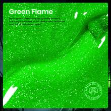 Beetles 15ML Glow In The Dark Gel Nail Polish, Green Flame Neon Glitter Soak Off UV LED Nail Colour For Halloween Flame & Spiderweb Nail Art - 15ML Green Flame Neon Glitter Gel Polish - View 3