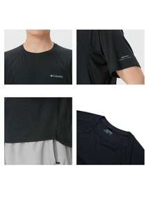 Columbia Men's Stealth Spring™ SS Tee Comfortable Casual Outdoor Short Sleeve T-Shirt AE1950010 - Black - View 10