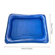 Portable Foldable Pool Cleaning Basin, Essential For Pool Maintenance Before Use, Also Suitable As Foot Bath Basin And Post-Swim Cleaning Basin. Air Pump Not Included - Inflatable Basin - View 10