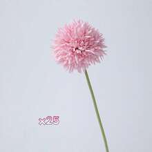 5/25/1pc Artificial Dahlia/Realistic Chrysanthemum - Pink Bouquet, Easy To Use, Durable, Lavender Fake Rose With Stem, Suitable For DIY Wedding Decor, Centerpiece, Bouquet And Flower Basket, Home Decor - Multicolor - View 12