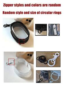 6pcs Cute Dog Print Cat & Dog Treat Bags, Transparent PVC Zipper Bags With Hooks And Zippers, Lightweight And Portable, Mini Pet Treat Storage Pouches, Compact Multi-Functional Storage Bags, Hanging Cat Training Treat Bags, Can Store Pet Treats, Coins, Cosmetics, Earphones, Data Cables, Keys And Other Accessories, Designed For Pet Owners, Hands-Free Pet Travel Accessories, Perfect Holiday And Birthday Gift For Pet Lovers - Multicolor - View 10