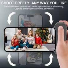 Magnetic Phone Camera Handle, Ergonomic Handheld Selfie Grip With Detachable Wireless Remote, Portable DSLR-Style Phone Stabilizer - Multicolor - View 4