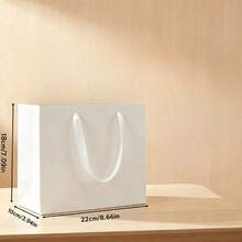 1個/5個 白色禮品袋（附提把），適用於婚禮、新娘派對、母親節、生日派對及其他場合 - 禮品袋 - 查看 11