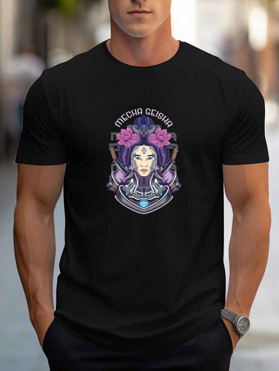 Camisetas de hombre - Negro - Ver 1