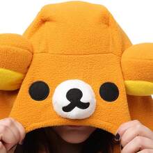 San-X Rilakkuma 卡通動物情侶睡衣，舒適居家服，適合秋冬與萬聖節穿著 - 彩色 - 查看 8