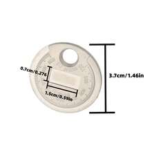Coin-Style 0.6-2.4mm/0.02-0.10in Spark Plug Gap Gauge, Spark Plug Gap Measurement Tool - 1PC - View 2