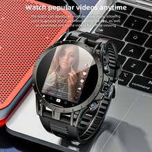 LOKMAT APPLLP 4 Smart Watch, 1.508-Inch AMOLED Screen, Supports 4G/5G Phone Cards, Compatible With Android And IPhon Devices, 180° Pull-Out Knob HD Camera, Cellular Data Network, Wi-Fi Connection, Information Push Application Download, Android System 8.1 - View 7
