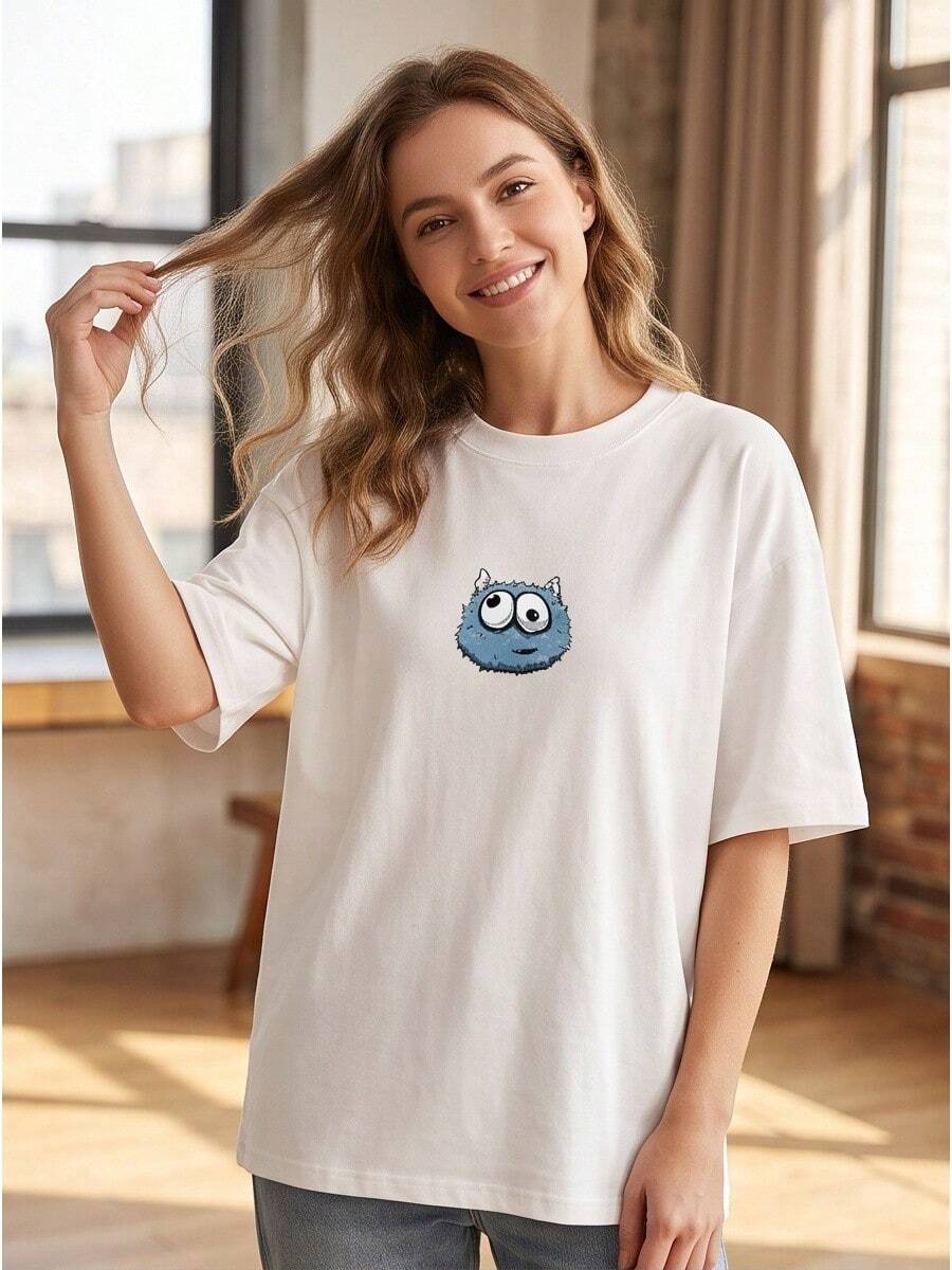 Women T-Shirts - 白色 - 查看 1