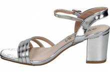 Women Heeled Sandals - 銀色 - 查看 4