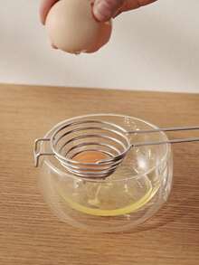Haus Hana 1pc Stainless Steel Egg Divider - Silver - View 1
