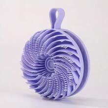 1pc Silicone Bath Brush, Also Functions As Scalp Massager, Painless Exfoliating Bath Brush, Suitable For Hair Washing - Multicolor - View 7