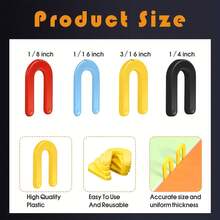 U-Shaped Tile Cross Spacers, Horseshoe-Shaped Tile Leveling Shims, Reusable Plastic Tile Gap Spacers, Suitable For Ceramic Tile, Glass, Marble, Stone Wall And Floor Installation - A-u Type - View 4