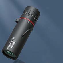 High Power HD Monocular Telescope Portable Single Tube Design For Outdoor Activities - Ideal For Camping, Hunting, Travel, Concerts, Fishing - Plastic, No Electricity Required, No Feathers - Perfect Christmas Gift - A - View 4