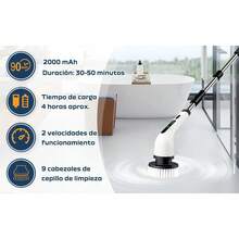 Electric Cleaning Brushes - 9 Brush Heads - View 10