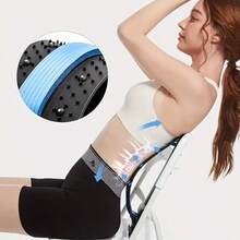 Lumbar Relaxation Stretcher, Multi-Layer Back Cookie, Upper And Lower Back Stretching And Relaxation Device, Lumbar Support Spinal Board, Yoga Auxiliary Support, Adjustable Height Lumbar Massager With 3 Adjustable Settings, Suitable For Chairs And Cars - Multicolor - View 3