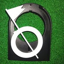 Golf Hole Cup, Indoor/Outdoor Golf Putting Trainer, Putting Green Practice Cup, Detachable Inner Ring With 2 Modes Flexible Switching, Green/Black Optional - Multicolor - View 8