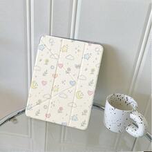 1 buah Casing Tablet Lipat Dua Sisi Motif Bintang Bulan Awan Hati Warna Pastel dengan Berbagai Sudut Pandang, Dudukan Lipat Inovatif untuk Bekerja & Hiburan, Ideal untuk Pengguna Modern, Pelindung dengan Slot Pena, Kompatibel dengan iPad Pro 2024/Air M3/A16 2025, Kompatibel dengan , Kompatibel dengan , Kompatibel dengan Oppo Pad, Kompatibel dengan Matepad, Kompatibel dengan Honor Pad - MultiWarna - View 8
