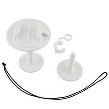 Bodyboard Wakeboard Foam Surfboard Mount Kit For  Hero 11 10 9 8 Max 7 2018 6 5 4 3+ 3 Black Silver Session, Osmo Action,  YI, AKASO, SJCAM Camera (White) - White - View 2