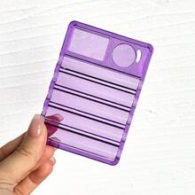 Minimalist Transparent Nail Art Pen Holder, Lightweight Pen Stand With Carved Design, Multifunctional Desktop Storage Tool, Professional Nail Salon Pen Organizer - Multicolor - View 10