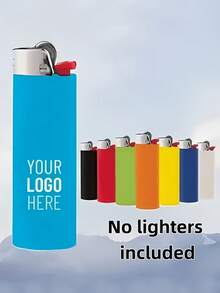 1/3/6/10/20pcs Customized Stickers, Personalized Lighter Packaging Stickers (2.5*2.7in), Personalized Pocket Lighter Decoration, Customized Lighter Advertising, Promotional Gift Customization, Can Print Logo And Slogan, Suitable As Gift (Lighter Not Included) - Multicolor - View 4