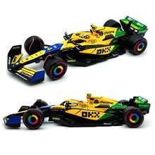 Burago 1/43 2024 F1 MCL38 #4 Lando Norris / #81 Oscar Piastri 摩納哥大獎賽合金模型車 (1/43 MCL38 #4) 含展示盒 - MCL38 #4 - 查看 10