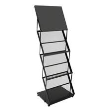 YUNRUX Foldable Brochure Stand, Magazine Rack For Trade Fairs And Exhibitions, Magazine Stand - 1PC - View 6