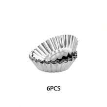 Durable Non-Stick Carbon Steel Tart Baking Pan, Multi-Purpose Mold For Egg Tarts, Cupcakes, Cakes, Desserts And Ice Cream Making - Multicolor - View 11