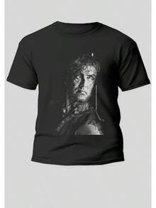 Rambo Last Blood T-Shirt 100% Baumwolle - Schwarz - Übersicht 1
