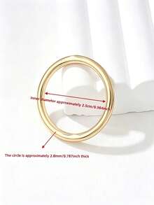 1/4pcs Multi-Size Metal O-Ring Buttons, T-Shirt Twist Fixing Rings, Shirt Hem Decorative Rings, Dress Waist Styling Buckles, Daily Clothing Modification Accessories - Multiple Colors - View 9