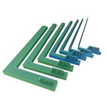 7pcs Paper Craft Alignment Guide, For Card Making, Precise Layering And Spacer Spacing, Suitable For Card Making And Scrapbooking, Color-Coded Tools With Size Labels, 1/16 To 1/2 Inch Increments - A - View 10