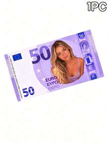 1/50/100/200/300/400 Sheets, Customized 100 Euro Banknotes, For Back To School Promotion, Back To School Promotion Funds, Fake Money/Your Face Banknotes, Campus Queen, Vote For Me, Toy Money, Personalized Euro, Bachelor Party - Multicolor 2 - View 15