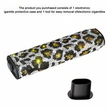 BLBLBL 1組多色豹紋時尚性感亮面防摔軟電子煙保護殼，專為第七代 IQOS ILUMA I ONE 設計，適合日常使用或作為禮物 - 彩色 - 查看 17