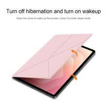 Galaxy Tab S11 11 吋 / S11Ultra 14.6 吋 磁吸保護殼，附自動睡眠/喚醒功能蓋 - 淺粉色 - 查看 3