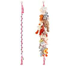 2m Solid Color Handmade Braided Cotton Rope Doll Storage Hanging Rope, Minimalist Bedroom, Living Room Doll Storage Hanging Rope, No Floor Space Occupied, Gentle Wall Atmosphere Decoration - View 8